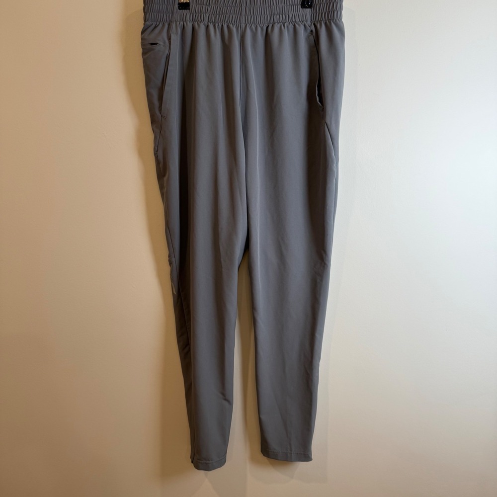 DSG Men's Gray Athletic Jogger Pants Elastic Waist Pockets Size M